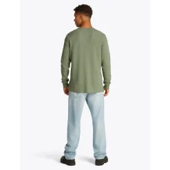 TJM SLIM WAFFLE LS TEE EXT