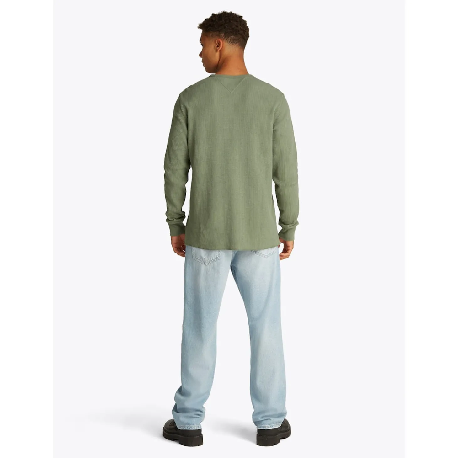 TJM SLIM WAFFLE LS TEE EXT