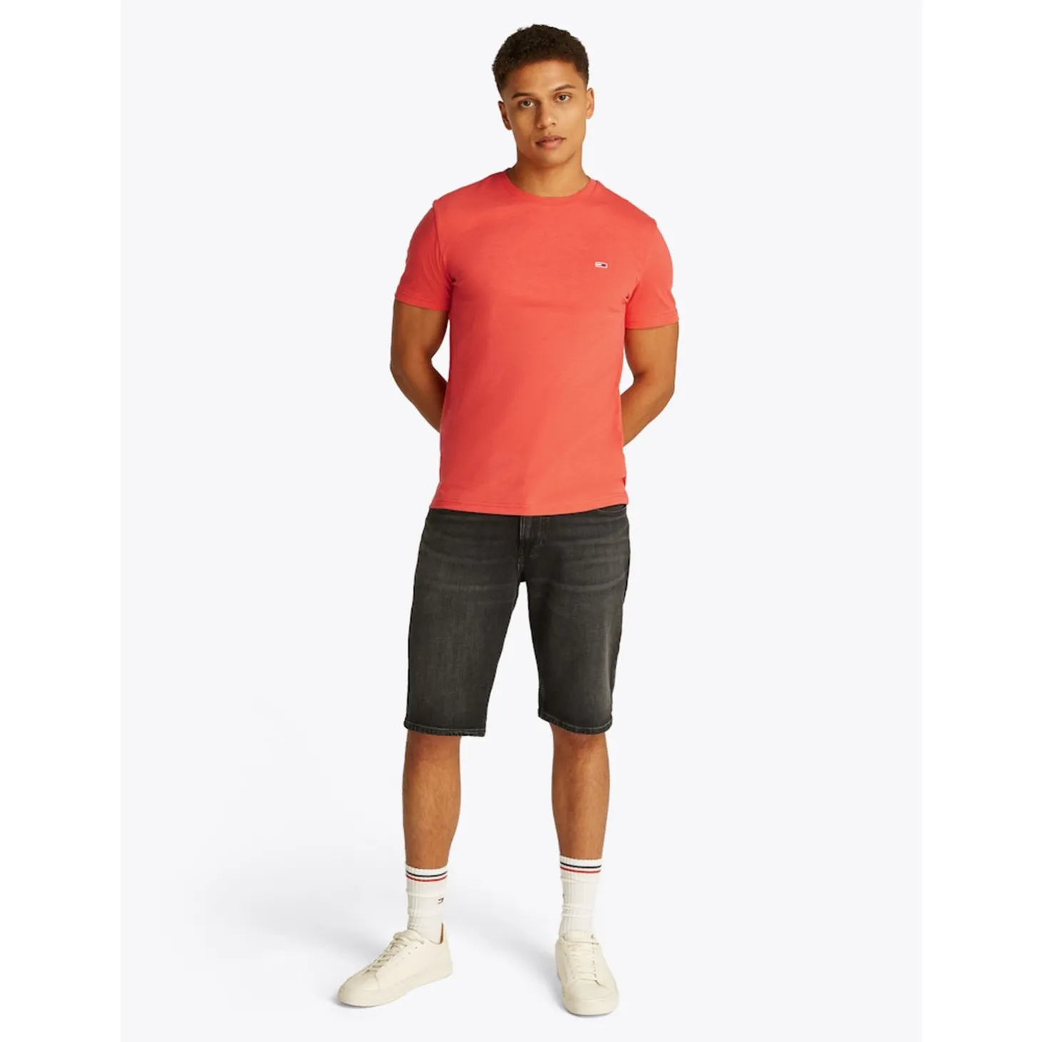 TJM XSLIM JASPE HTR TEE EXT