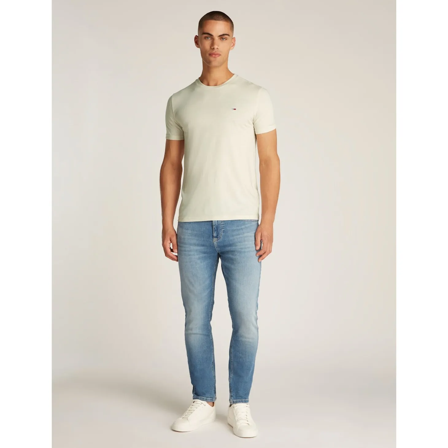 TJM XSLIM JASPE HTR TEE EXT