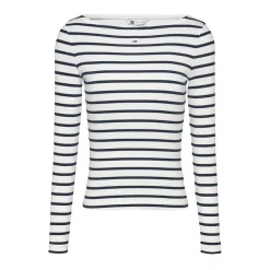 TJW BOAT NECK TOP LS