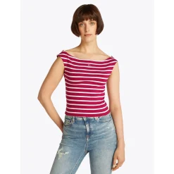 TJW BOAT NECK TOP SS EXT