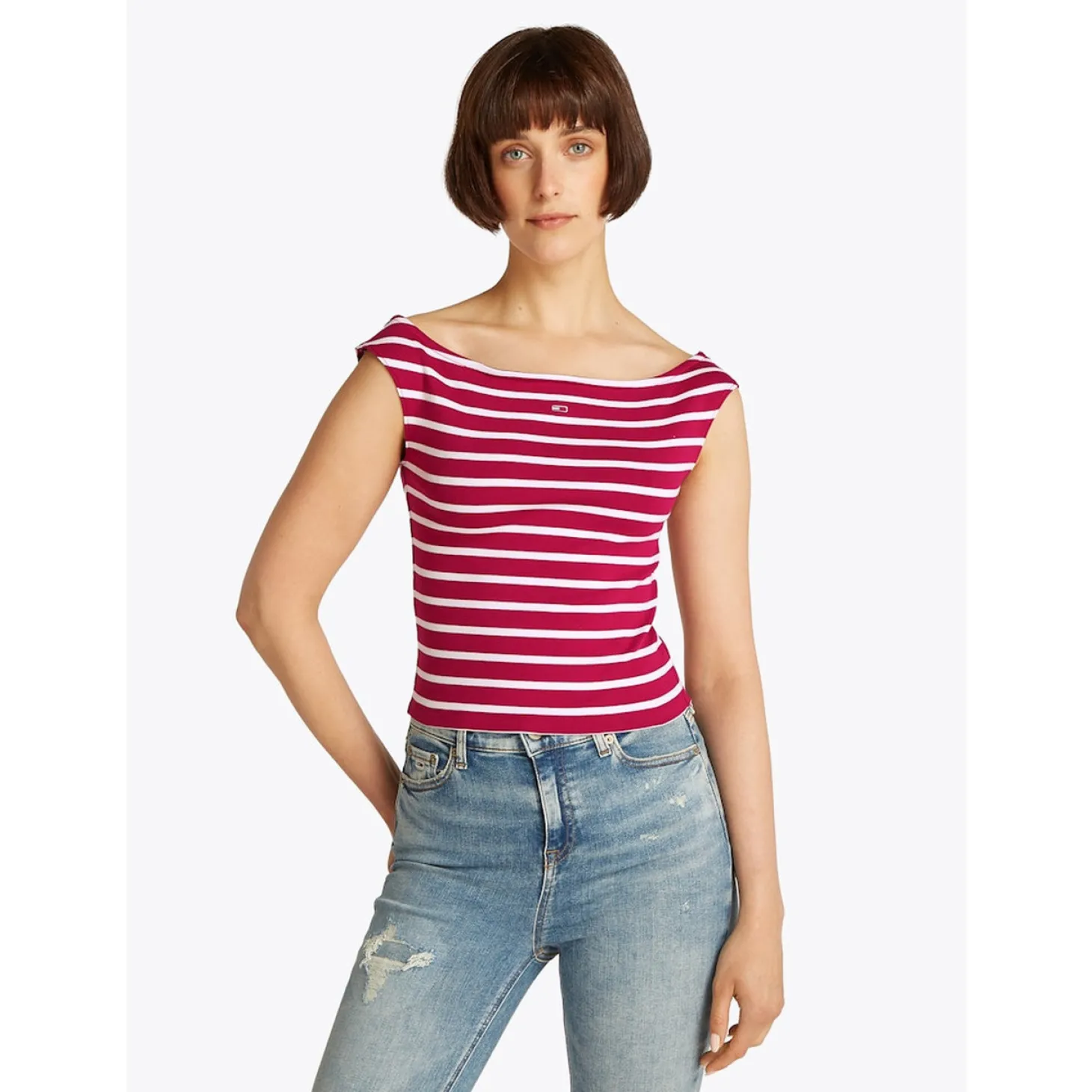 TJW BOAT NECK TOP SS EXT