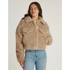 TJW FAUX SHEARLING TRUCKER
