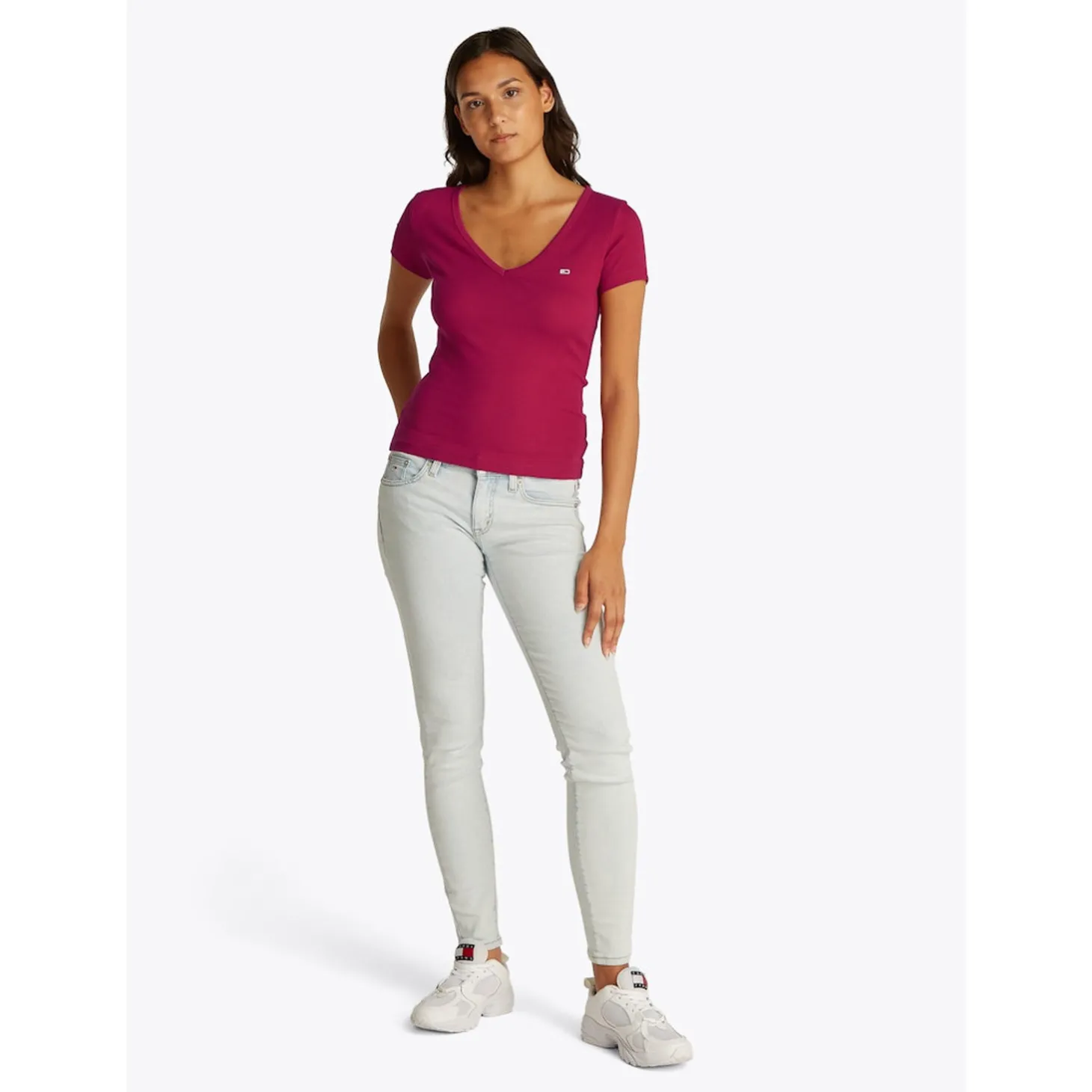 TJW SLIM ESSENTIAL RIB V SS