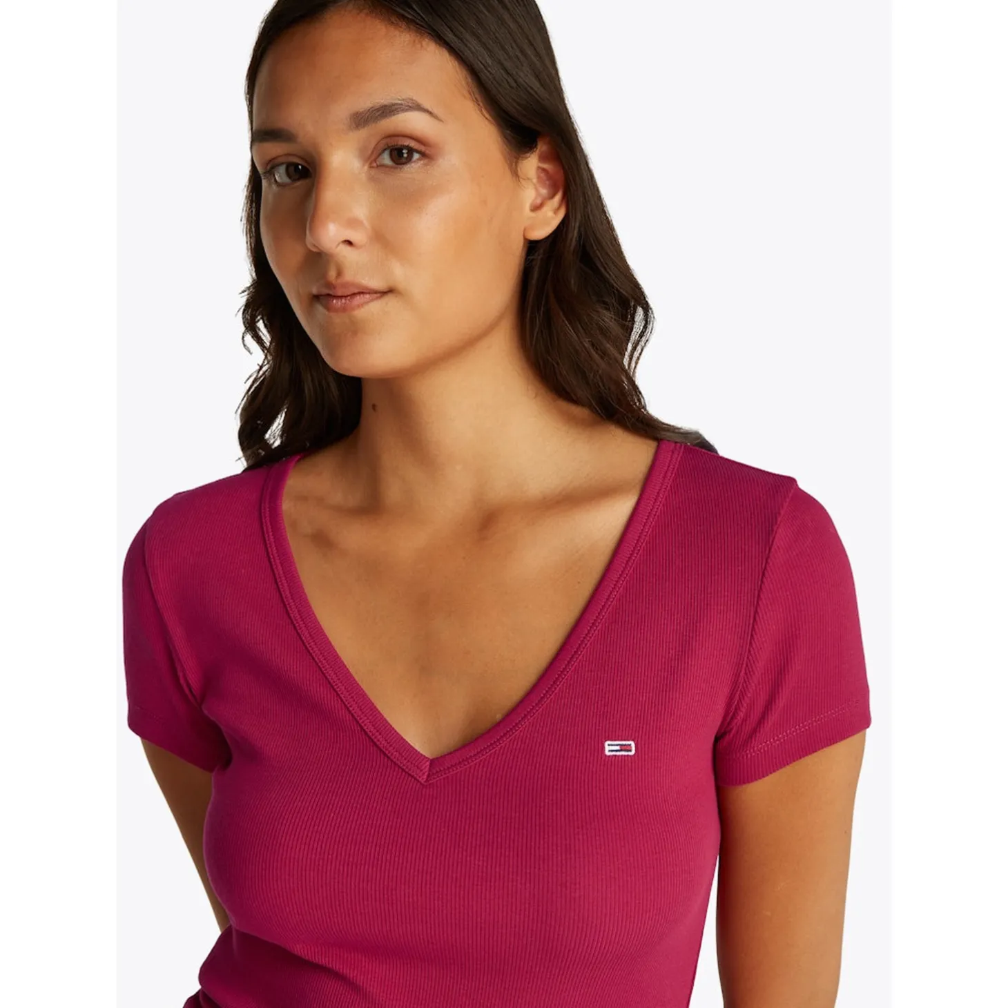TJW SLIM ESSENTIAL RIB V SS