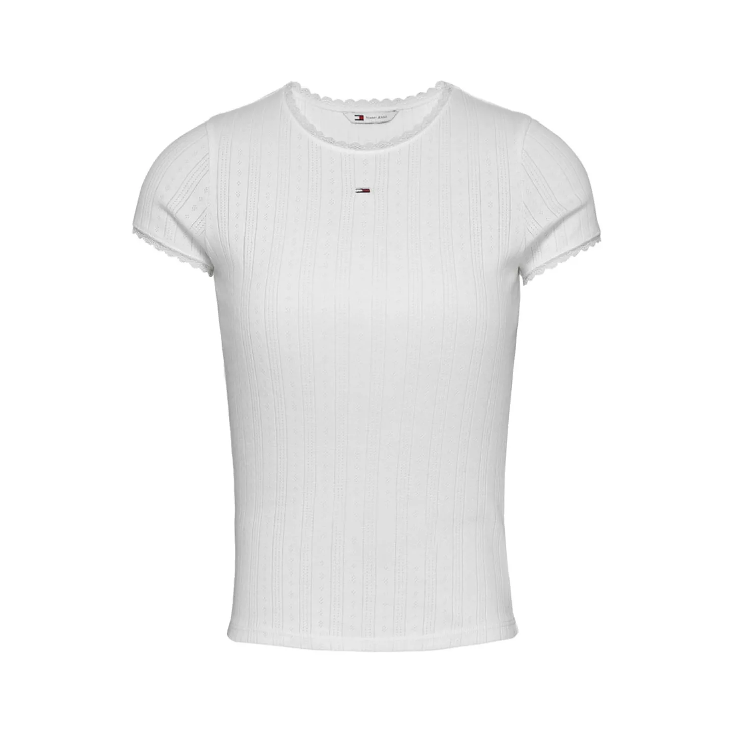 TJW SLIM POINTELLE RIB TEE