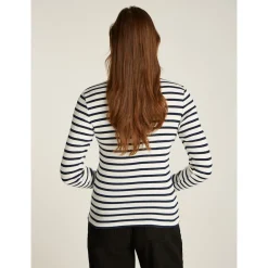 TJW SLM BUTTON RIB C-NECK LS E