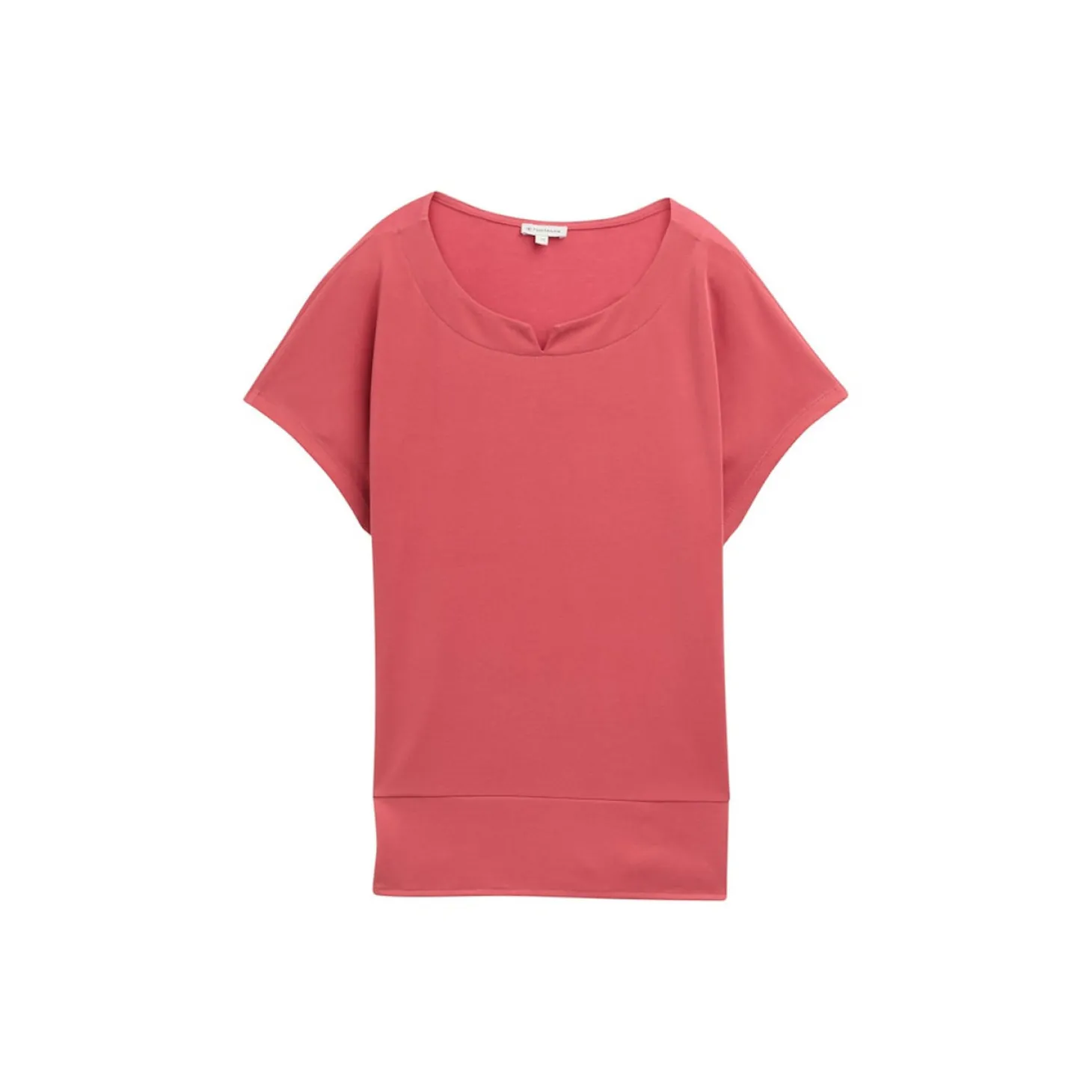 T-shirt fabric mix crew neck