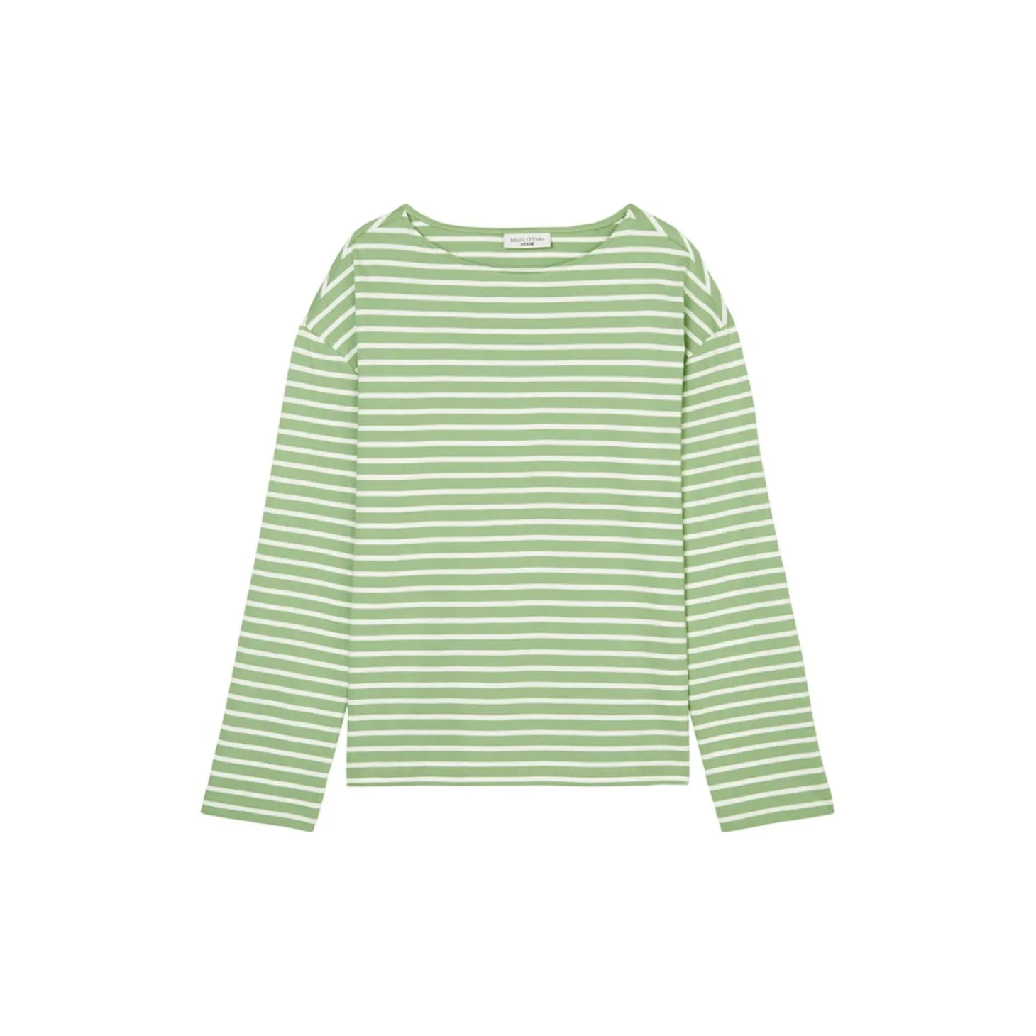 T-Shirt, LSL, Boatneck, Relaxe