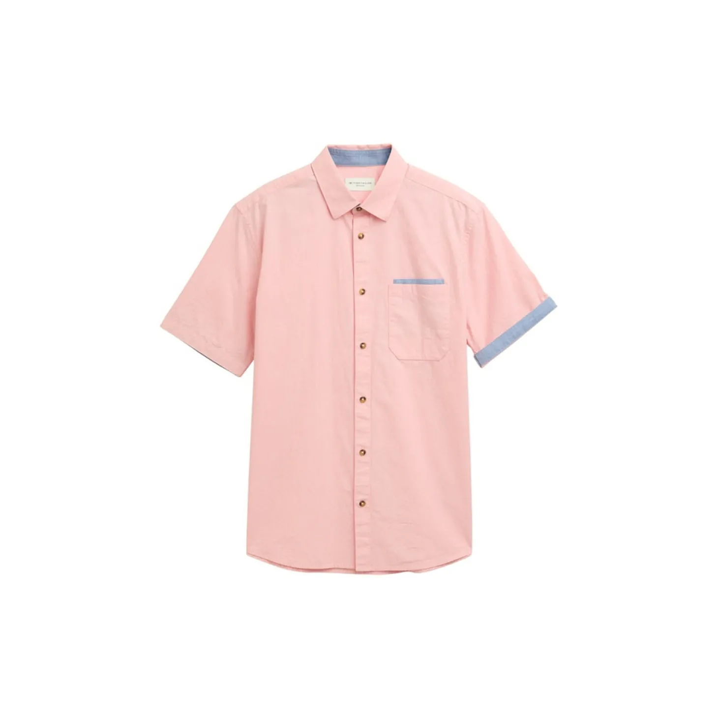 Two-tone poplin shirt
