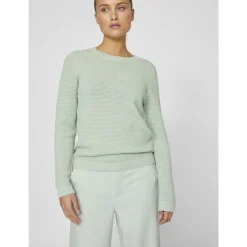VIDALO O-NECK L/S KNIT TOP- NO