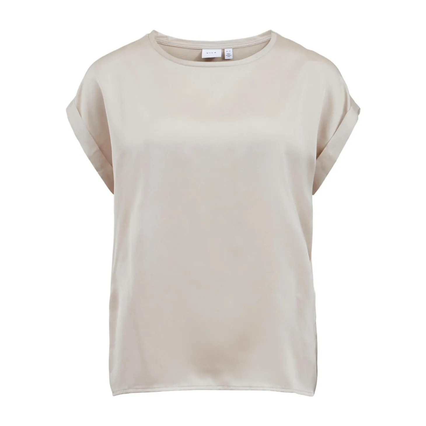 VIELLETTE S/S SATIN TOP