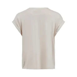 VIELLETTE S/S SATIN TOP