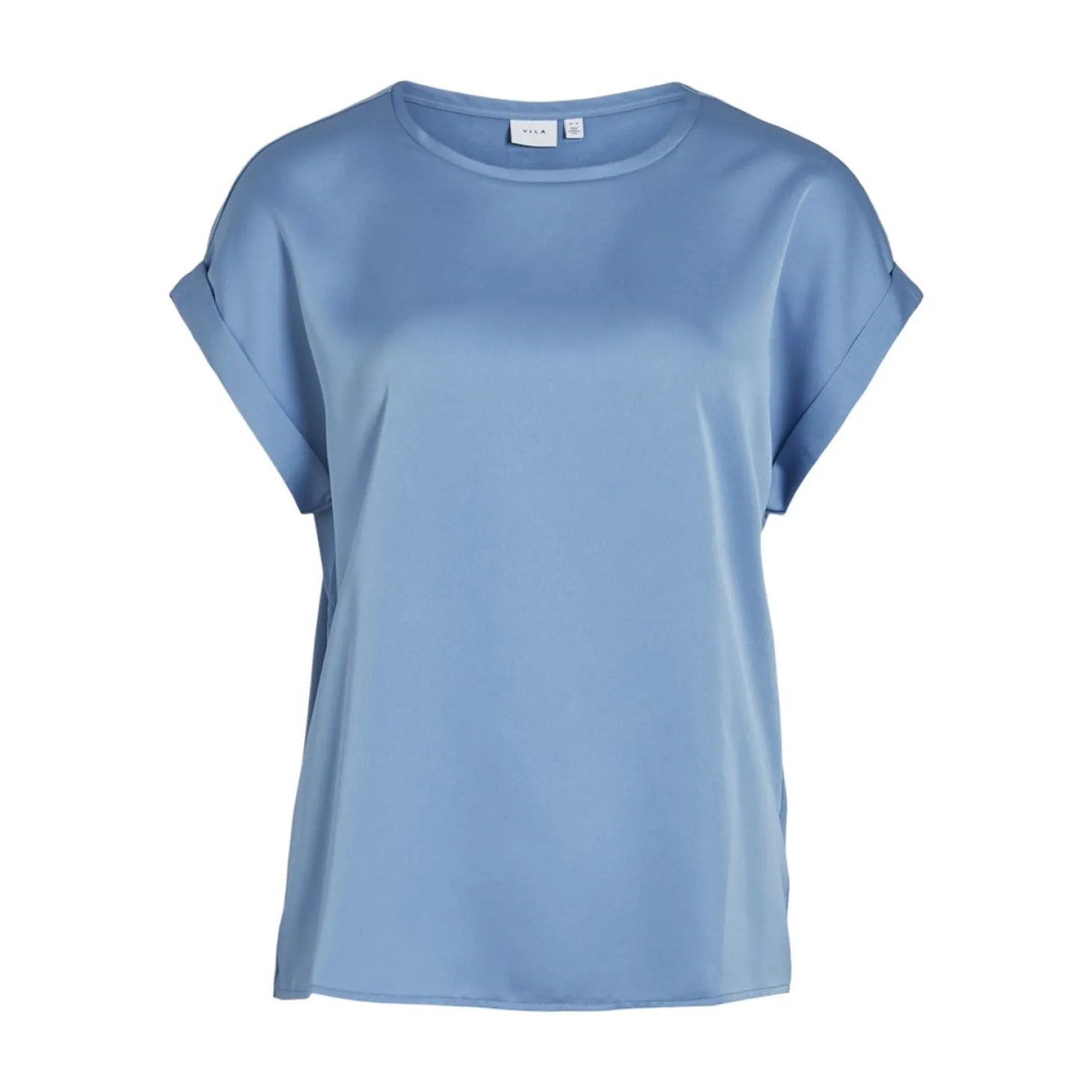 VIELLETTE S/S SATIN TOP - NOOS