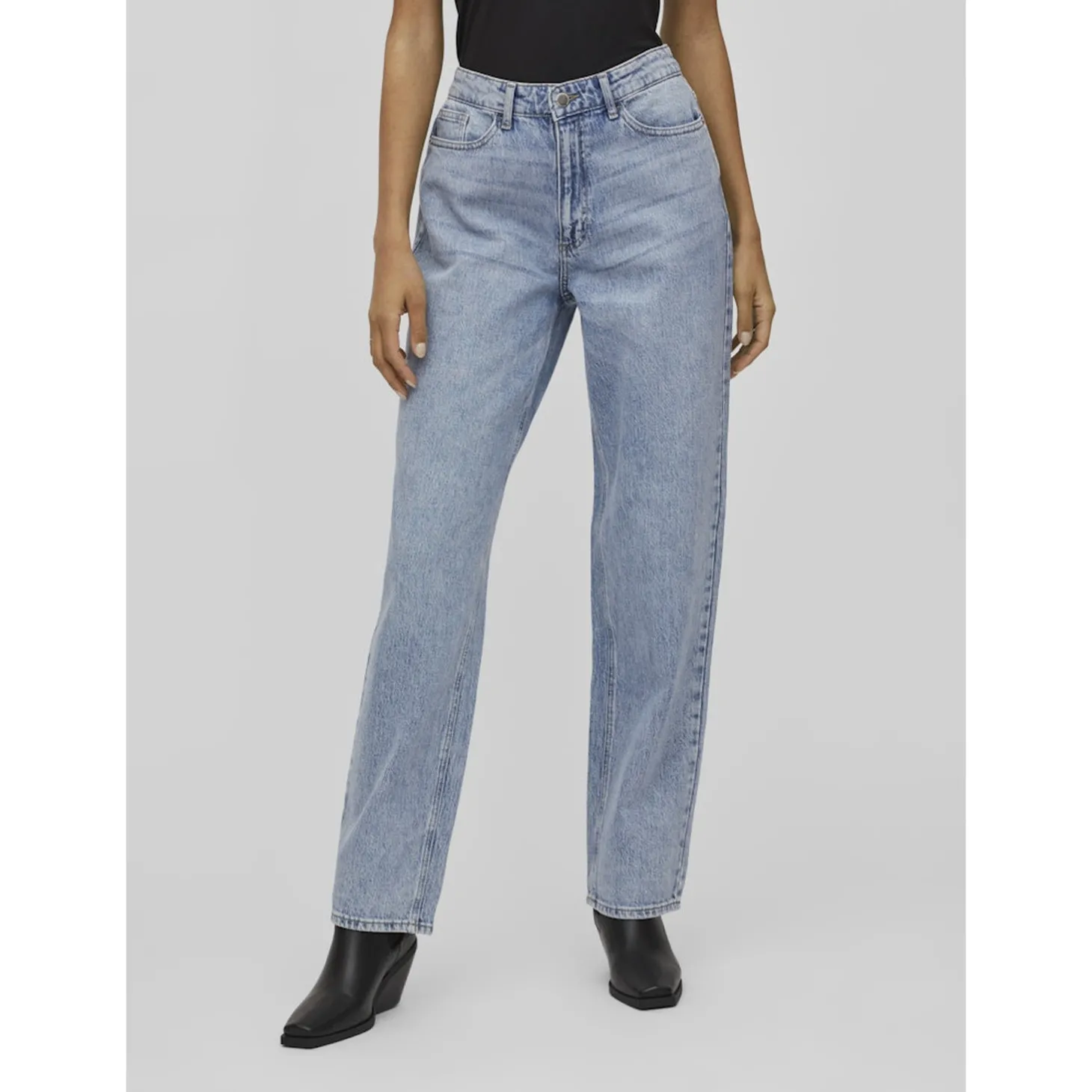 VIKELLY JAF HW STRAIGHT JEANS-