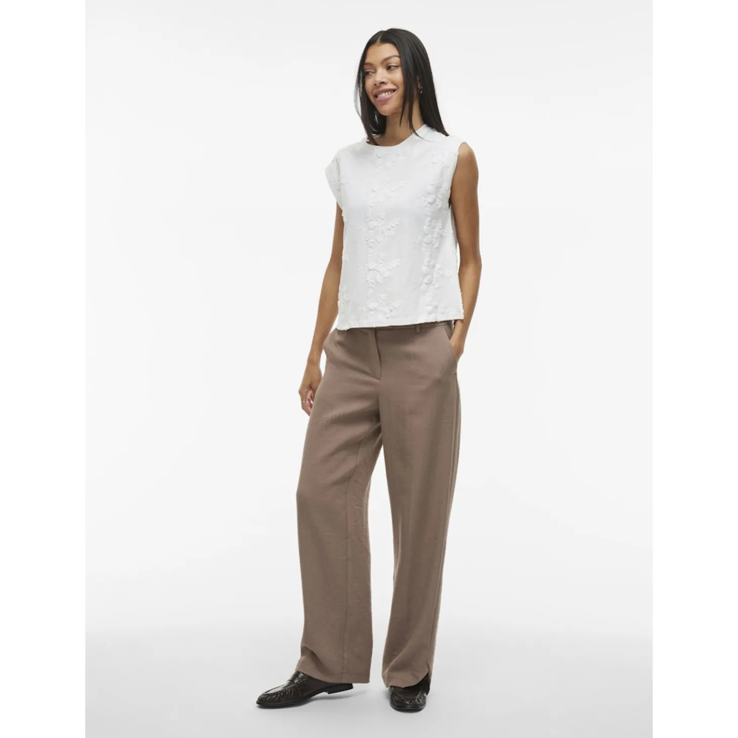 VINAYLA O-NECK S/L TOP