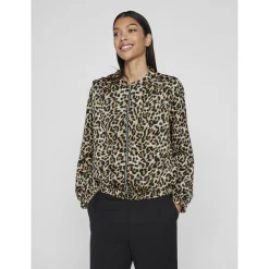 VINELA PRINTED BOMBER JACKET