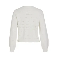 ! VIRIL L/S O-NECK POINTELLE