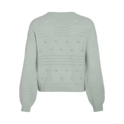 ! VIRIL L/S O-NECK POINTELLE