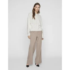 ! VIRIL L/S O-NECK POINTELLE