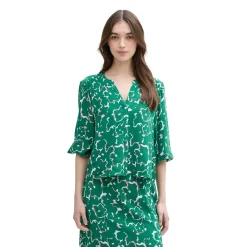 Viscose blouse with buttons