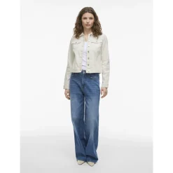 VISHOW NEW L/S WHITE DENIM JAC