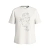 VISYBIL STICHED S/S O-NECK T-S