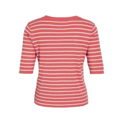 VIZICHA O-NECK 2/4 STRIPE KNIT
