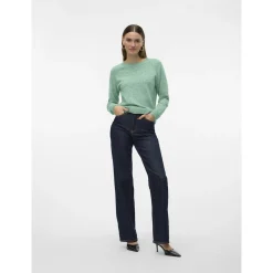 VMDOFFY LS O-NECK BLOUSE GA NO