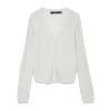 VMLUXLIGHT POINTELLE LS V-NECK