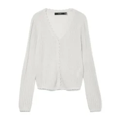 VMLUXLIGHT POINTELLE LS V-NECK