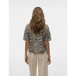 VMMYMILO 2/4 V-NECK SHIRT WVN