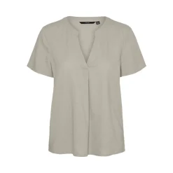 VMMYMILO SS V-NECK TOP WVN GA