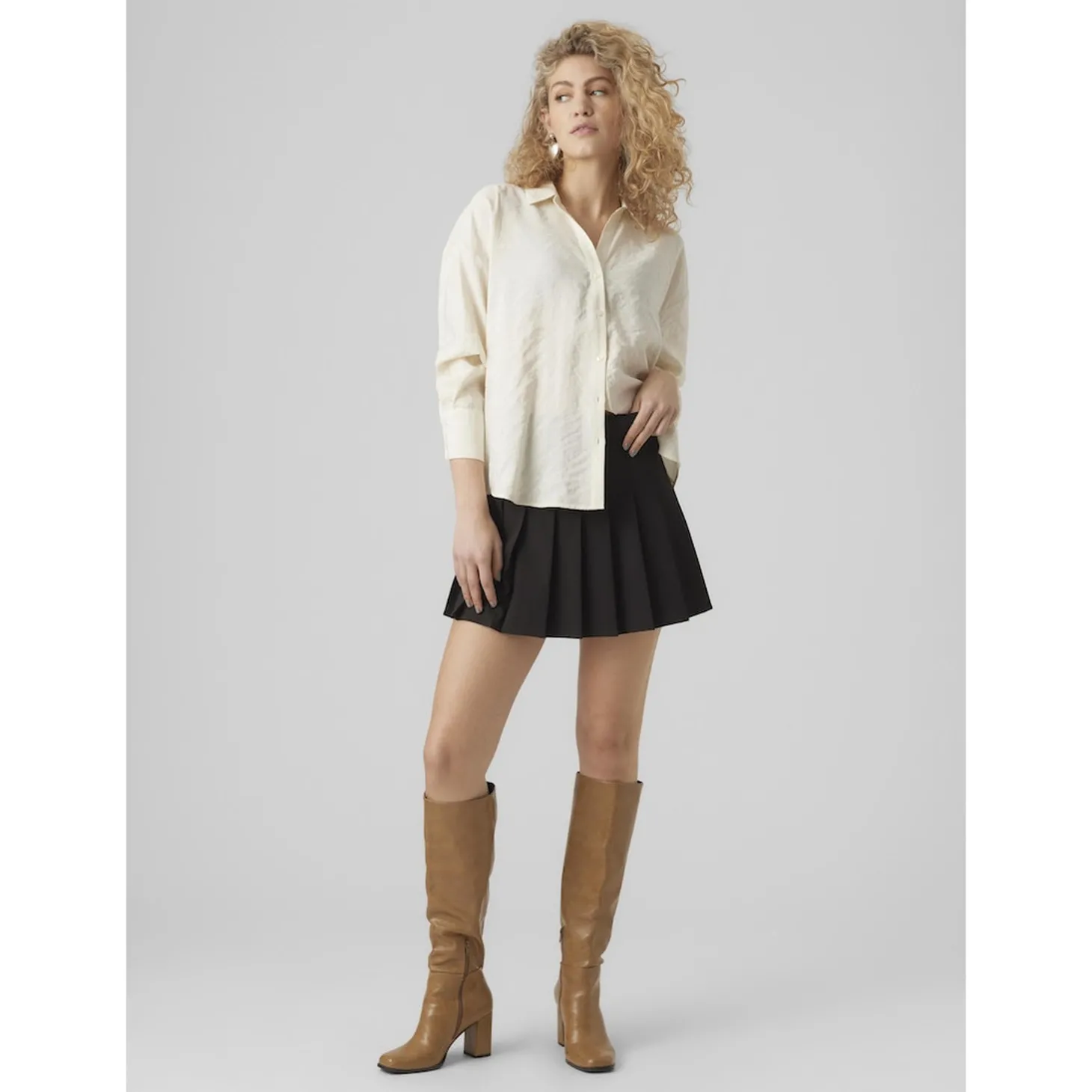 VMQUEENY LS OVERSIZE SHIRT WVN