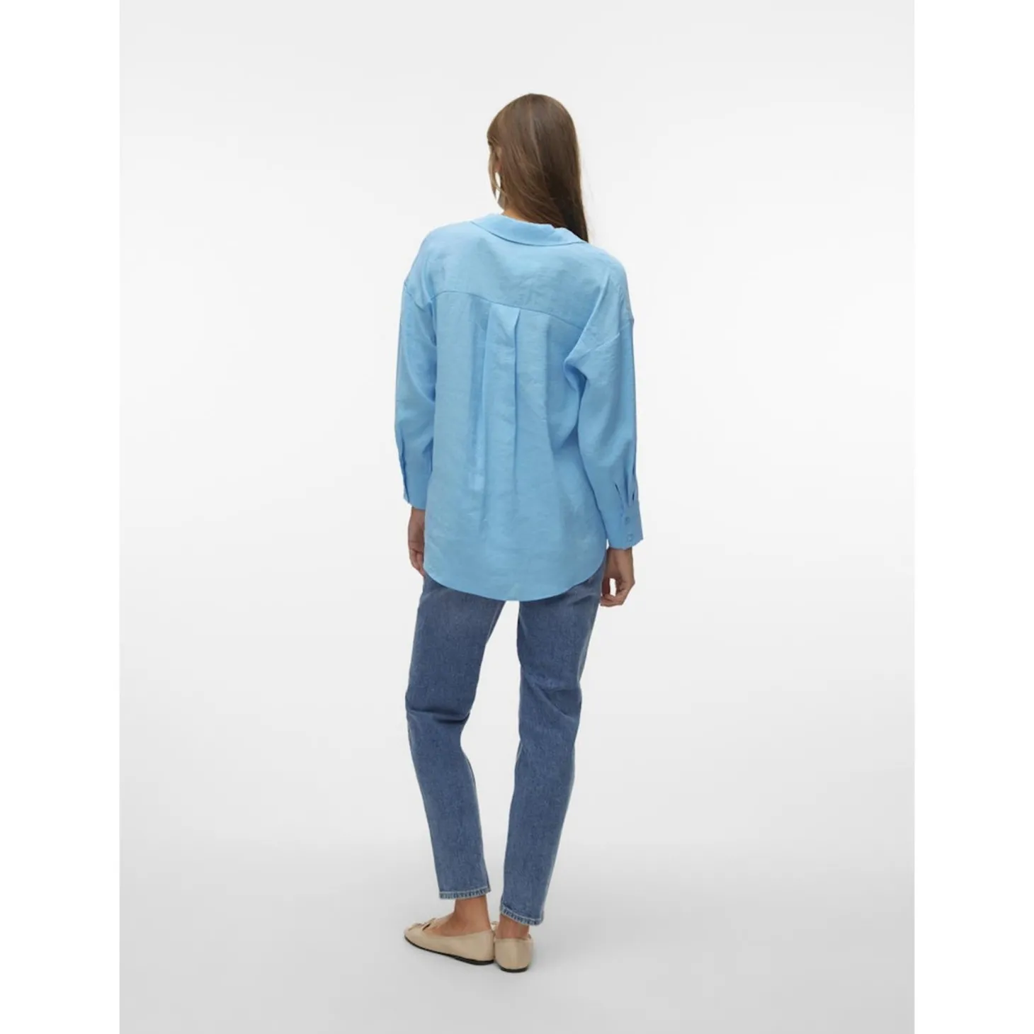VMQUEENY LS OVERSIZE SHIRT WVN