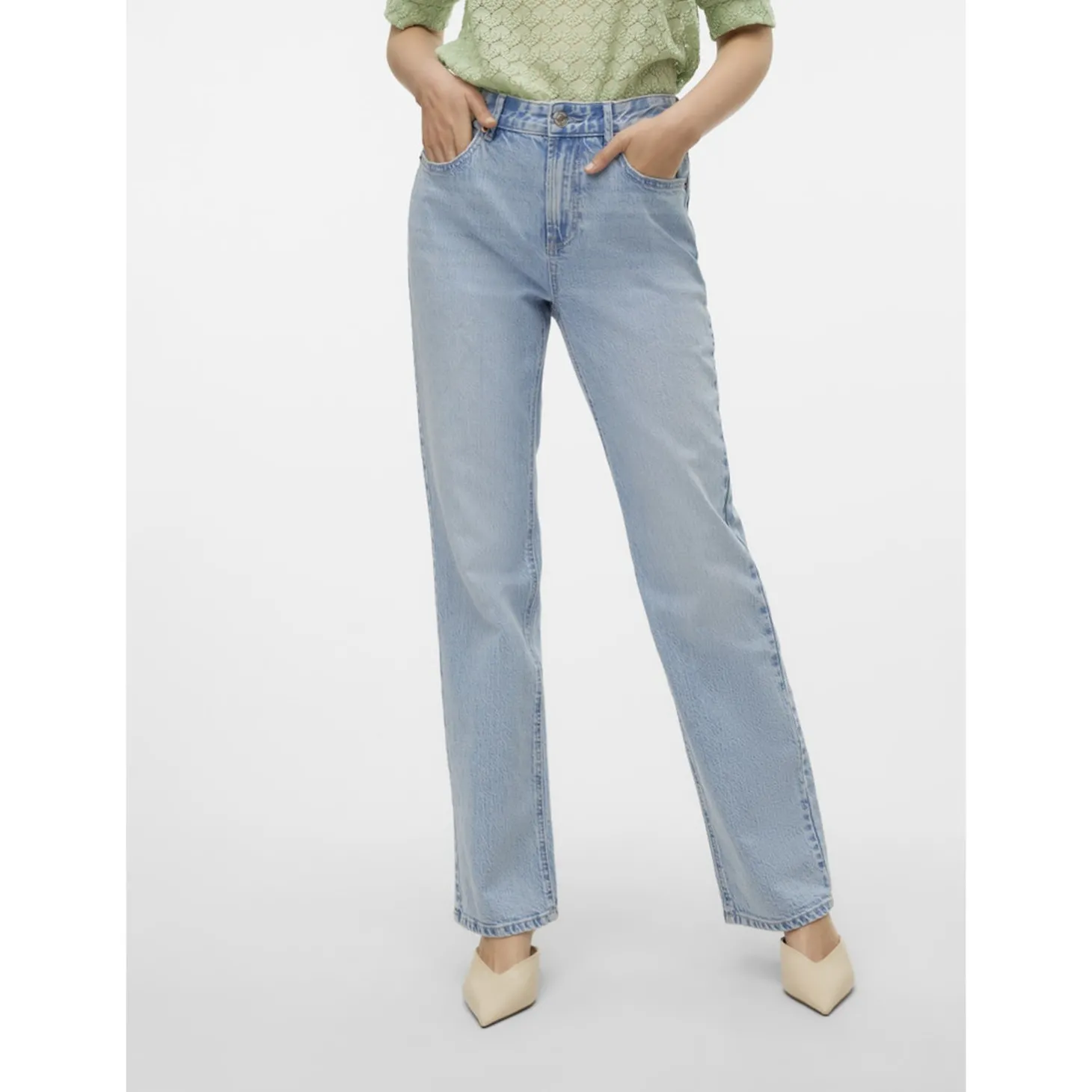 VMTESSA HR STRAIGHT JEANS LI30