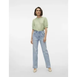 VMTESSA HR STRAIGHT JEANS LI30