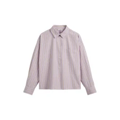 Woven Blouses, LSL, Y/D Stripe