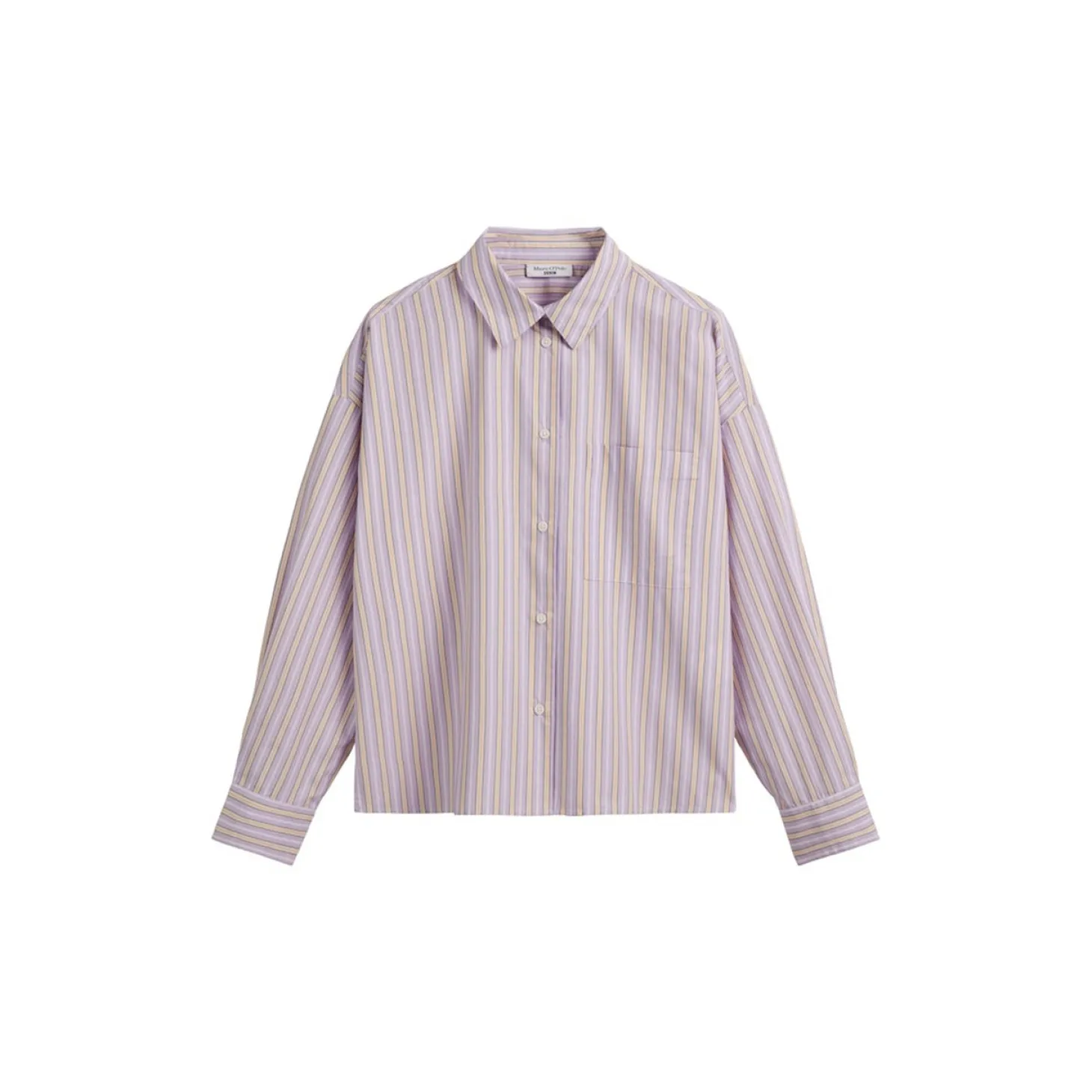 Woven Blouses, LSL, Y/D Stripe