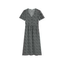 Woven Dresses With AOP