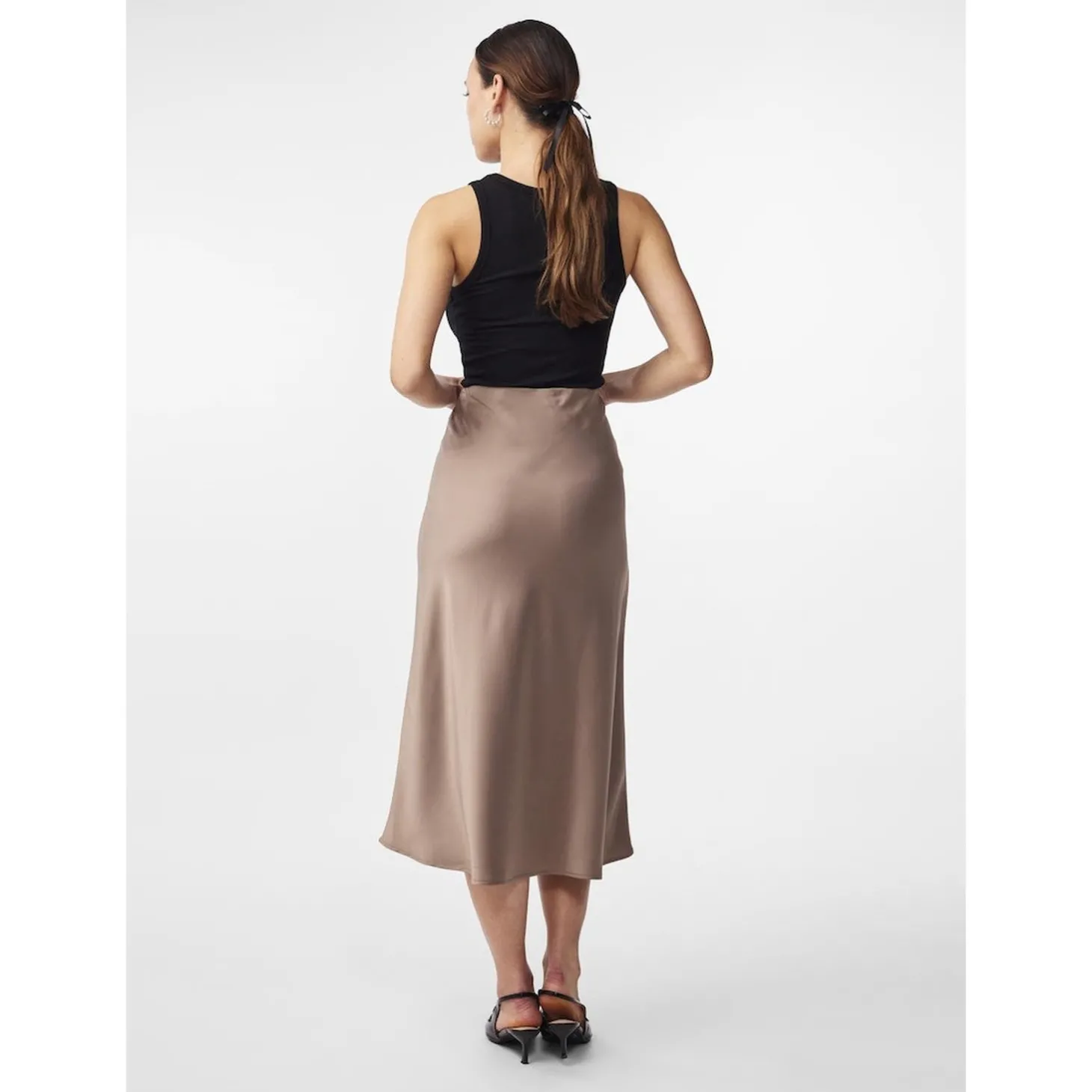 YASPELLA HW MIDI SKIRT NOOS