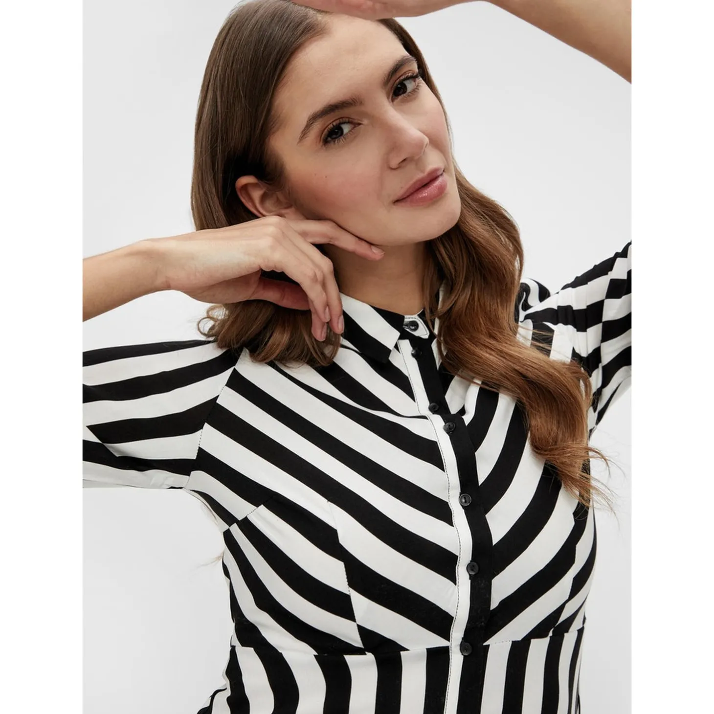 YASSAVANNA LONG SHIRT DRESS S.